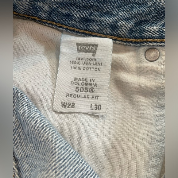 levi’s 505 denim shorts - Picture 3 of 3